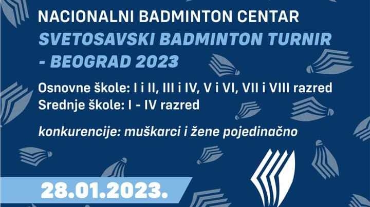 Svetosavski badminton turnir - Beograd 2023